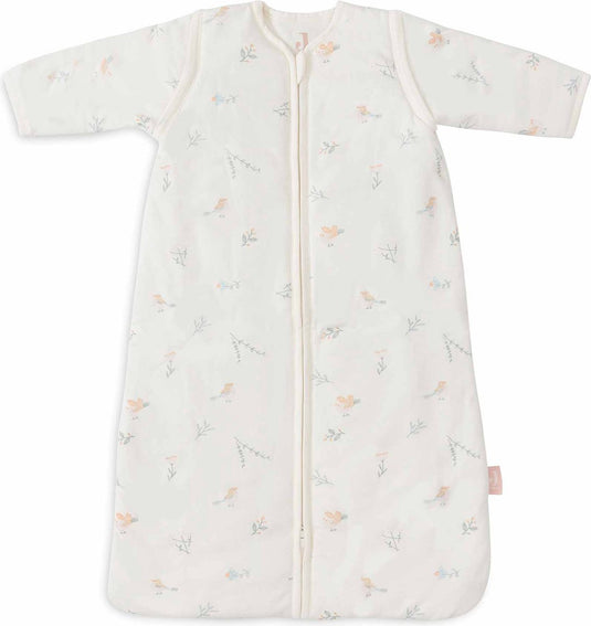Jollein baby slaapzak winter met afritsbare mouw 90cm - lovely birds - winterslaapzak