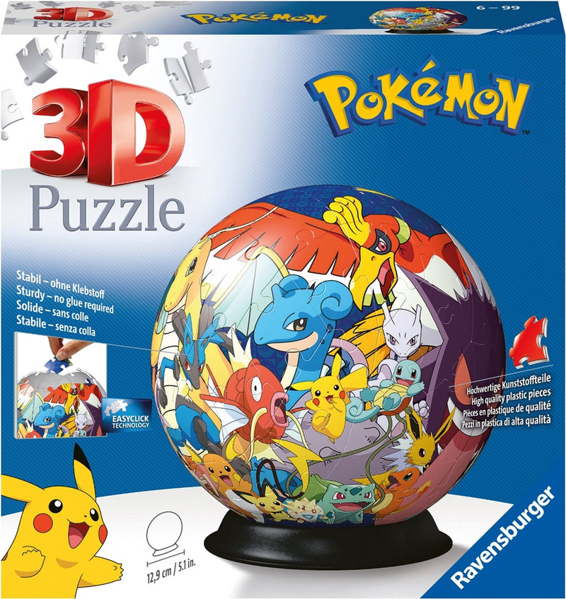 Afbeelding laden in galerijviewer, Pokémon ravensburger puzzelbal, 72st.
