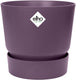 Elho greenville rond 47 - grote bloempot voor buiten met waterreservoir - 100% gerecycled plastic - ø 47 x h 44 cm - vintage pruim