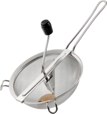 Westmark passeerzeef, diameter: 20 cm, roestvrij staal hout, freches früchtchen, zilver zwart, 11982260