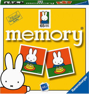 Memory ravensburger mini ® - nijntje - kaartspel - voor jong en oud