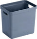 Sunware - sigma home opbergbox 25l donkerblauw - 35 x 24,6 x 36,3 cm