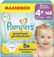 Pampers premium protection maat 4+ - 162 luiers - 10kg-15kg - maandbox