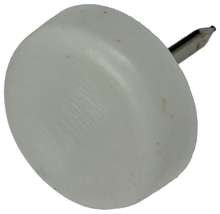 ギャラリービューアに画像をロードする, Mack 1047706 - stoelglijder nagel kunststof wit ø 19 mm 12 st pcs | 6 stuks
