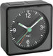 Tfa dostmann 60.1013.01 wekker quartz zwart alarmtijden: 1 fluorescerende wijzers