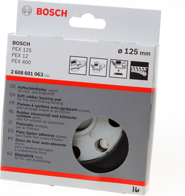 Bosch - schuurplateau zacht, 125 mm