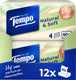 Tempo tissues - natural soft - voordeelbox - 12 x 90 stuks = 1080 zakdoekjes