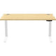 Levado in hoogte verstelbaar bureau 1400 x 800 esdoorn