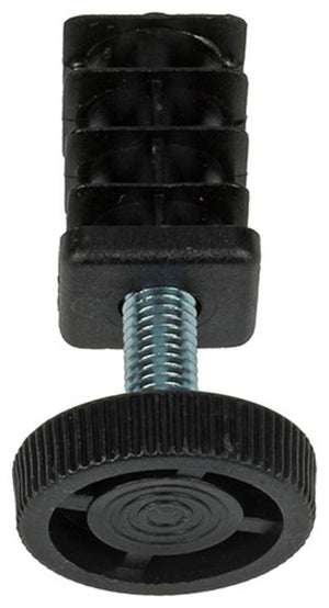 Mack 1047772 - regelbare insteekdop zwart 20 x 20 mm 2 st pcs | 6 stuks