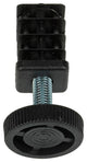 Mack 1047772 - regelbare insteekdop zwart 20 x 20 mm 2 st pcs | 6 stuks