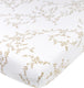 Meyco baby branches hoeslaken wieg - sand - 40x80 90cm