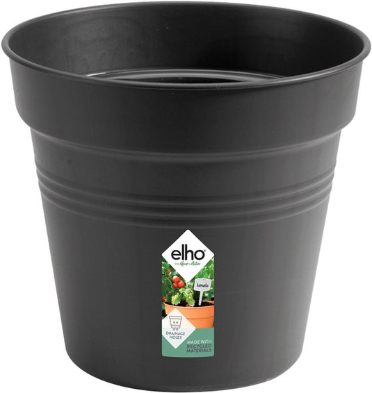 Elho green basics kweekpot 19 - kweekpot voor binnen en buiten - ø 19.0 x h 17.4 cm - living black
