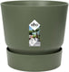 Elho greenville rond 20 - bloempot voor buiten met waterreservoir - 100% gerecycled plastic - ø 19.5 x h 18.4 cm - blad groen