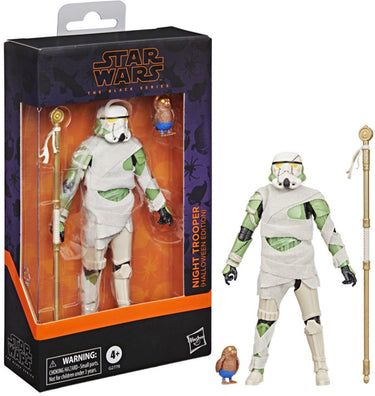 Hasbro star wars black series action figure night trooper (halloween edition) 15 cm action figuur