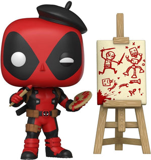 Funko pop! deadpool: artist deadpool - gamestop exclusive #887