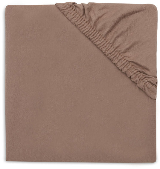 Jollein hoeslaken wieg - 40 50x80 90cm - jersey - milky coffee