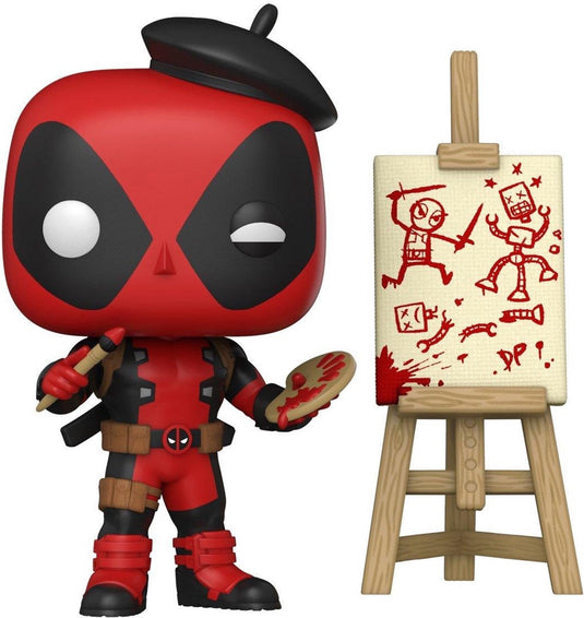 Funko pop! deadpool: artist deadpool - gamestop exclusive