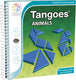 Smartgames tangoes animals - magnetisch tangram puzzelspel - 48 uitdagende opdrachten - compact reisspel solopuzzel - vanaf 6 jaar tot volwassen