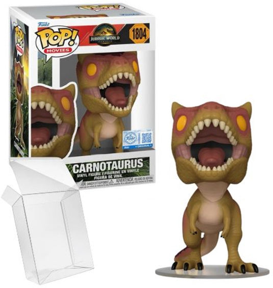 Funko pop! movies: jurassic world rebirth - carnotaurus
