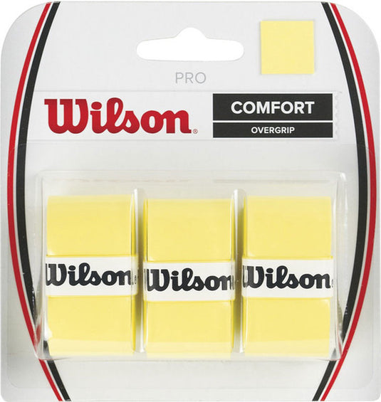 Merkloos sans marque wilson tennis padel overgrip 3 pack - geel