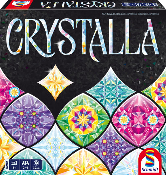 Schmidt ® - crystalla - tegellegspel - strategisch familiespel met kristallen - vanaf 8 jaar - 2-4 spelers