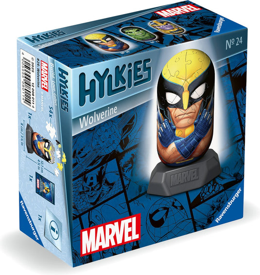Ravensburger 3d puzzel hylkies marvel wolverine, 54st.