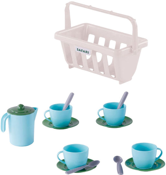 Cavallino servies in mand blauw, 15dlg.