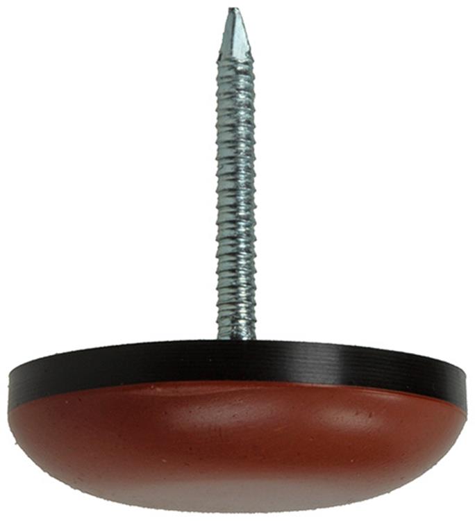 Afbeelding laden in galerijviewer, Mack 1048768 - super-glijder met nagel bruin ø 22 mm 4 st pcs | 6 stuks
