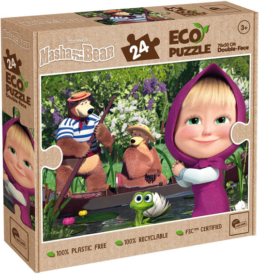 Lisciani masha eco-puzzle df 24