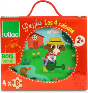 Vilac 4 seizoenen puzzels van