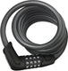 Abus coil cable lock tresor 6512c black 180cm scmu-holder included