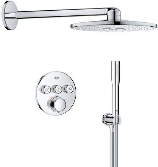 Grohe precision smartcontrol inbouw douchesysteem - rond - chroom