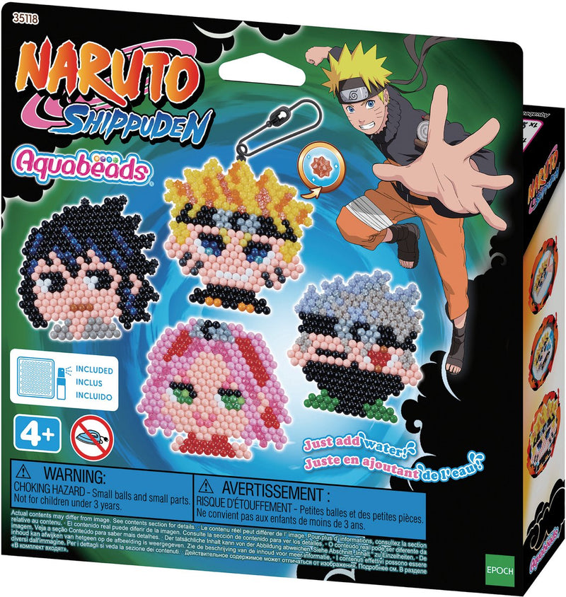 Afbeelding laden in galerijviewer, Aquabeads naruto sleutelhanger knutselset- parels die met water aan elkaar plakken
