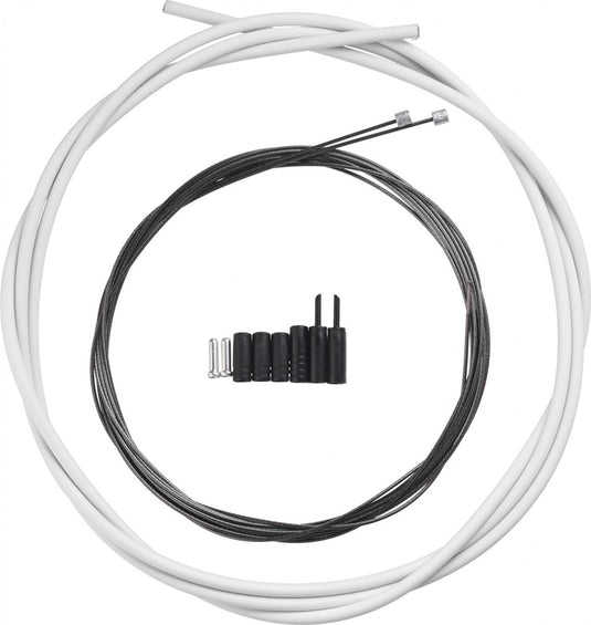 Shimano ot-sp41 optislick schakelkabelset voor racefiets – complete binnen- en buitenkabels, rvs, zwart