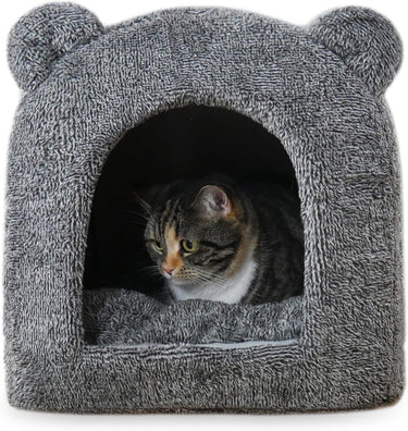 40 winks rosewood kattenmand iglo teddy grijs