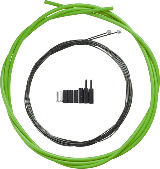 Shimano ot-sp41 optislick schakelkabelset racefiets – rvs binnenkabels – groen