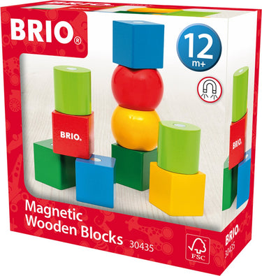 Ravensburger brio â€“ 30435 houten blokken met magneten | speelgoedbouwstenen voor kinderen vanaf 12 maanden
