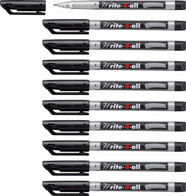 Stabilo write-4-all - permanent marker - fine 0,7 mm - doos 10 stuks