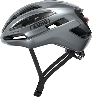 Abus fietshelm taipan led graphite silver m - 54-58 cm - zilver - geschikt voor gebruik op gravel bikes - 295 g