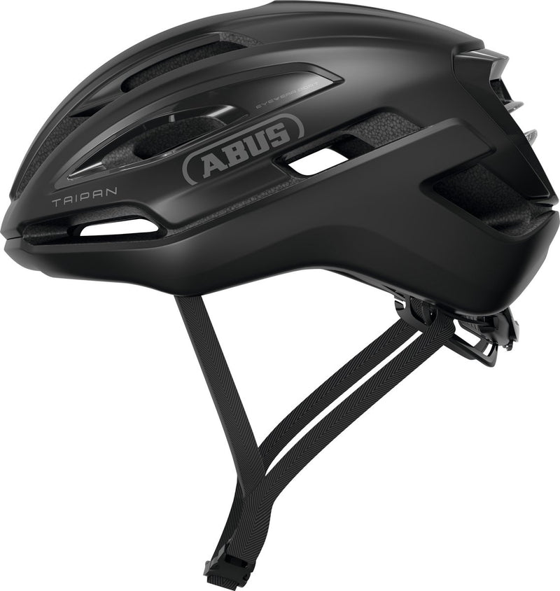 Chargez l'image dans la visionneuse de la galerie, Abus fietshelm taipan velvet black l - 57-61 cm - zwart - geschikt voor gebruik op gravel bikes - 295 g

