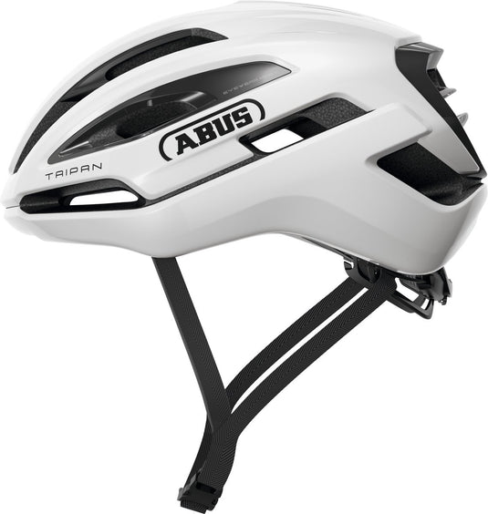 Abus fietshelm taipan shiny white s - 51-55 cm - wit - geschikt voor gebruik op gravel bikes - 255 g