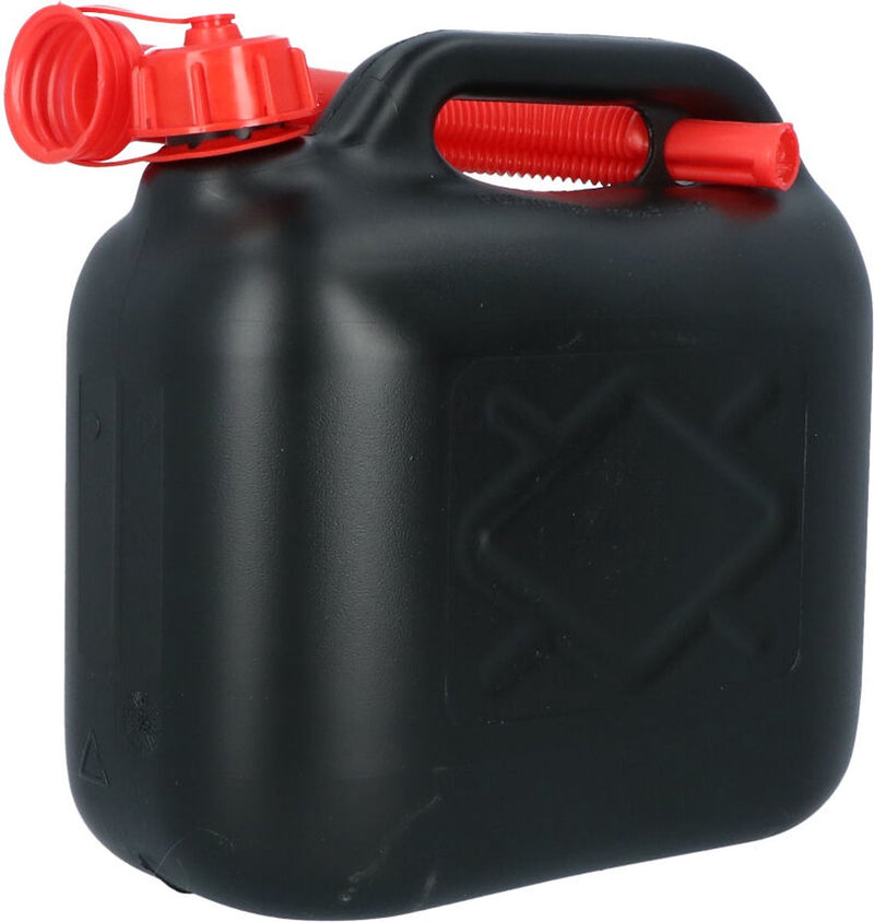 Load image into Gallery viewer, Carpoint benzinekan 5 liter – un keur – met schenktuit – schroefdop – kunststof – voor benzine diesel
