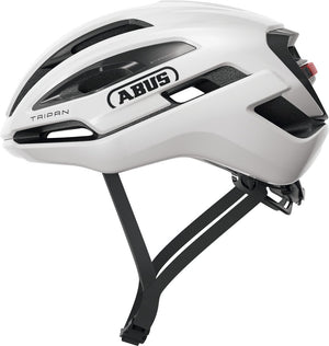 Abus fietshelm taipan led shiny white l - 57-61 cm - wit - geschikt voor gebruik op gravel bikes - 315 g