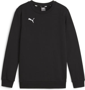Puma teamgoal casuals crew neck sweat jr jongens sporttrui - black- white