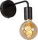 Lucide scott - wandlamp - 1xe27 - zwart