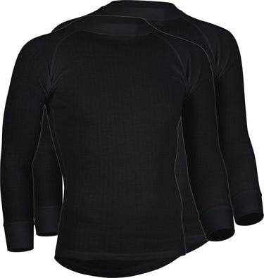 Avento thermoshirt lange mouw - heren - 2-pack - zwart - maat xxl