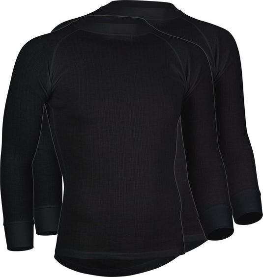 Avento thermoshirt lange mouw - heren - 2-pack - zwart - maat xxl