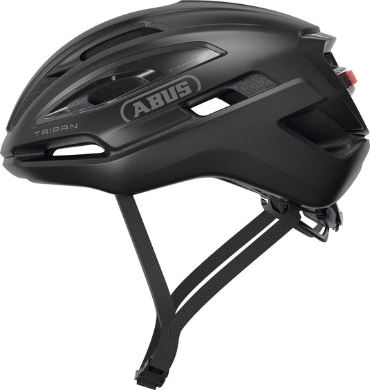 Abus fietshelm taipan led velvet black m - 54-58 cm - zwart - geschikt voor gebruik op gravel bikes - 295 g