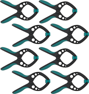 Wolfcraft - 8 veerklemmen pro - veerklem 60 mm - zeilklem - marktklem - extra sterk - 60 mm zeilklemmen - 8652000