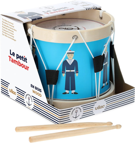 Vilac -tambour-drum-hout- speelgoed muziekinstrument